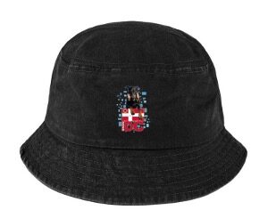 Bucket hat - Red logo