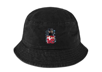 Bucket hat - Red logo