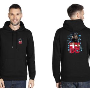 Hoodie - Black With Red Logo