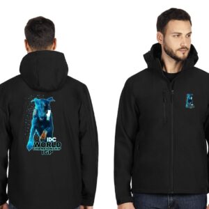 Hoodie Jacket - Blue Logo