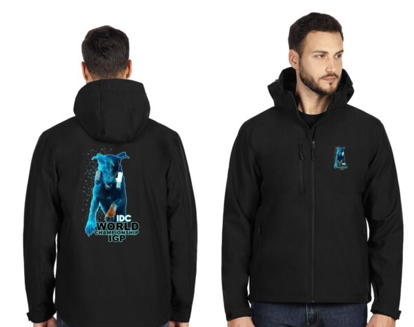 Hoodie Jacket - Blue Logo